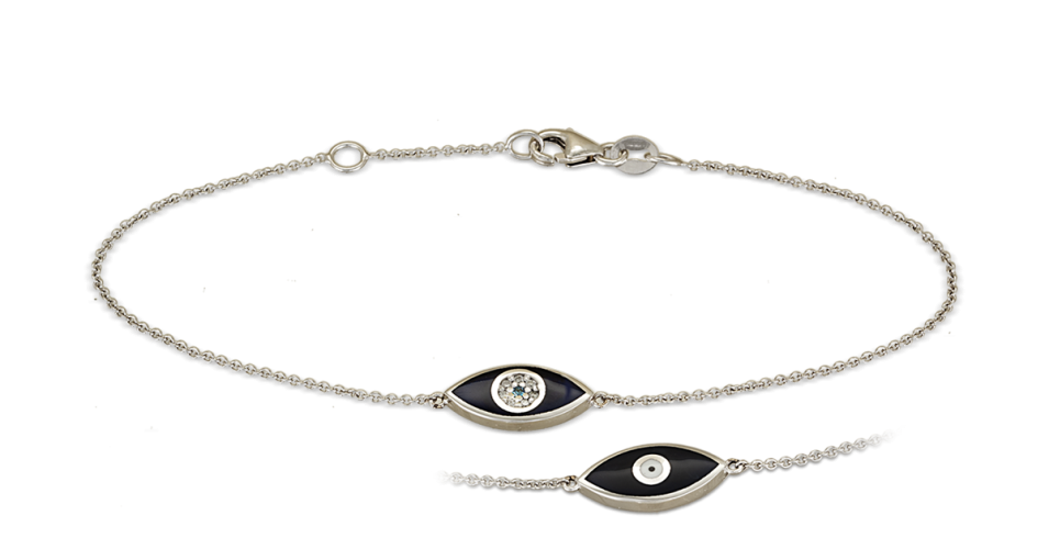 Diamond Evil Eye Bracelet