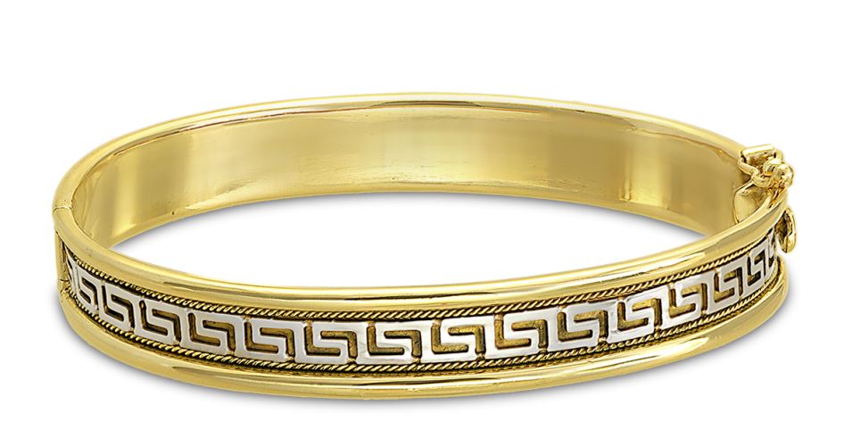 Greek Key Cuff Bracelet