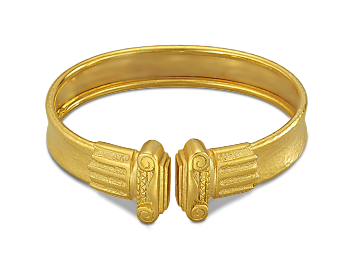 Cuff bracelet with Ionian column