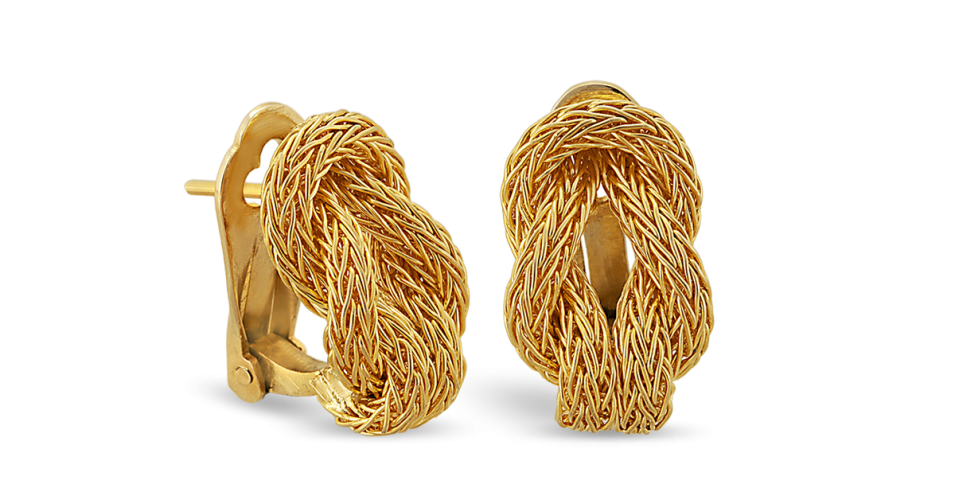 Handwoven Love Knot Earrimgs