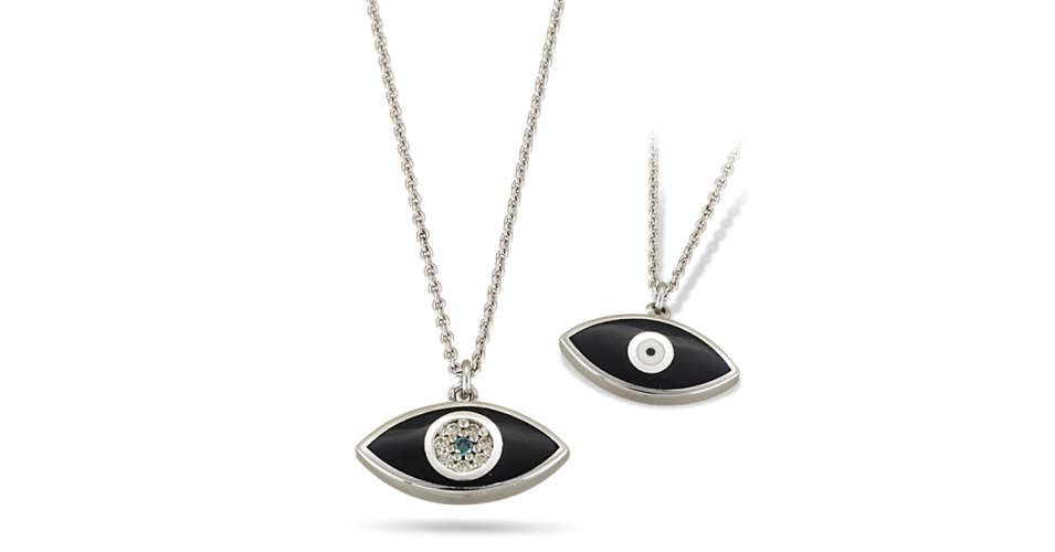 Diamond Evil Eye Necklace