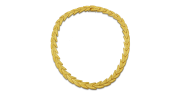18K gold leaves necklace