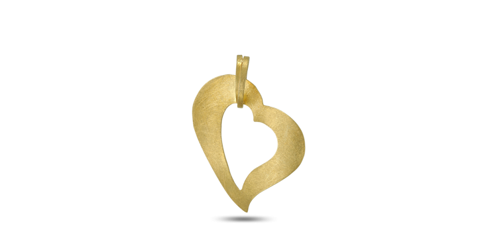 Yellow Gold Heart Pendant