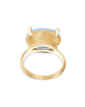 IPANEMA GOLD, AQUAMARINE AND DIAMONDS RING